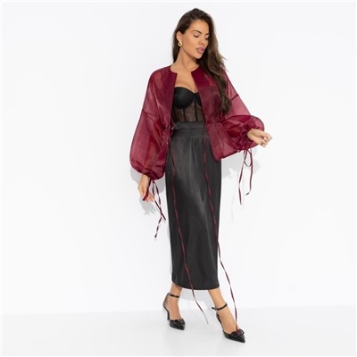 Жакет дизайнерский, Вершина восхищения (бордовый)