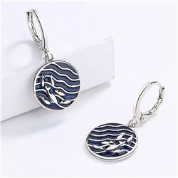 Серьги с замком кольцо арт. 22 7702 (id 278852)