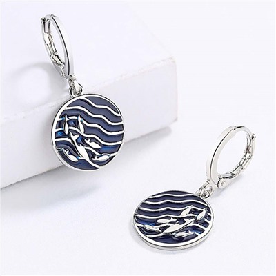Серьги с замком кольцо арт. 22 7702 (id 278852)
