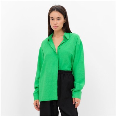 Рубашка женская MIST Summer time, размер 48, зелёная