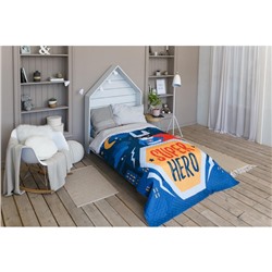 Покрывало 1.5-спальное «Этель» Super hero, 145×210 см, микрофибра