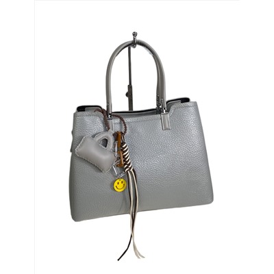 Женская сумка из искусственной кожи, цвет серый