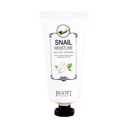 Jigott Крем для ног с экстрактом улитки Snail Moisture Foot Cream