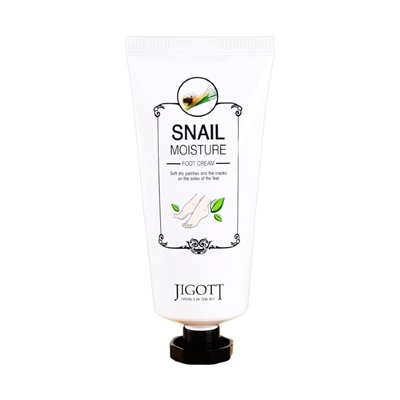 Jigott Крем для ног с экстрактом улитки Snail Moisture Foot Cream