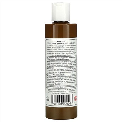Maui Babe, Amazing Browning Lotion, лосьон для загара, 236 мл