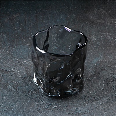 Стакан Magistro IceBar. Black, 250 мл, стекло, серый