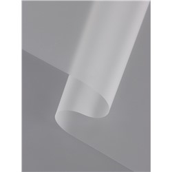 Пленка матовая, прозрачная, для цветов и флористики, 50 см × 21 м ±5% 400 г, 40 мкм