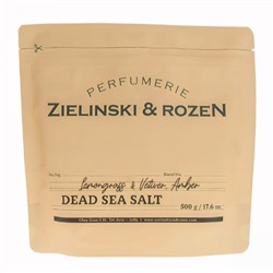 Соль для ванны Zielinski&Rozen Lemongrass & Vetiver, Amber