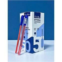 Ручка шариковая 0.7мм "Hexagon" синяя РШШ Глобус