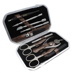 Zinger Маникюрный набор + подарок / MSFE-801-3 S, 10 предметов, в ассортименте 2747