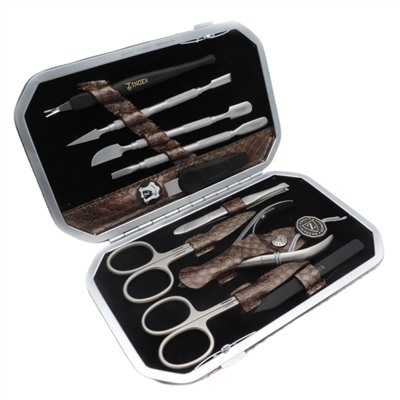 Zinger Маникюрный набор + подарок / MSFE-801-3 S, 10 предметов, в ассортименте 2747