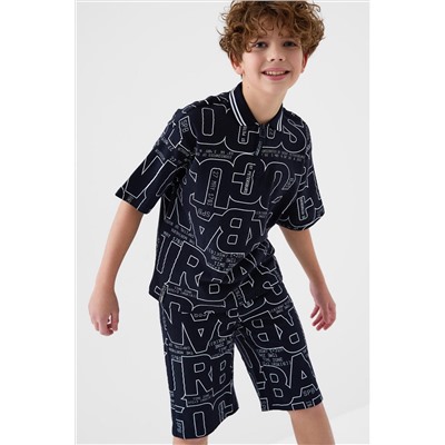 Комплект трикотажный для мальчиков: джемпер с воротником поло, шорты PLAYTODAY, 1239833