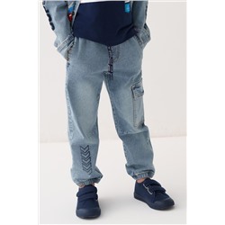 Брюки текстильные джинсовые для мальчиков PLAYTODAY, 1240554