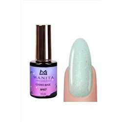 Manita Professional База для ногтей камуфлирующая с блестками №07 / Cosmo Base, 10 мл KRISTALLER, 1112814