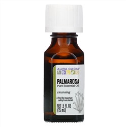 Aura Cacia, Чистое эфирное масло, пальмароза, 15 мл (0,5 жидк. унции)