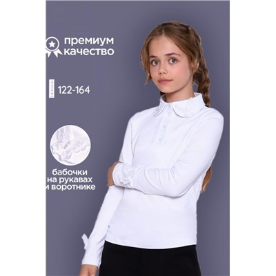 Блузка для девочки Севиль 13284 (Белый)