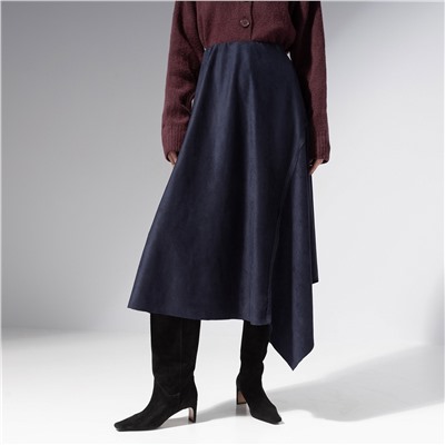 Юбка асимметричного кроя, Грация рассвета (синяя)