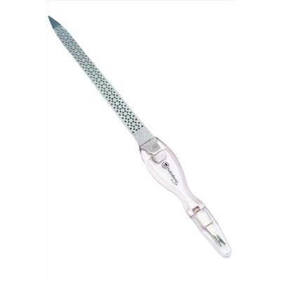 Solinberg Металлическая пилка для ногтей с алмазным покрытием и триммером 231-810730, 18,5 см KRISTALLER, 1214493