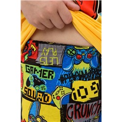 Пижама с шортами Хакер короткий рукав с шортами НАТАЛИ, 1029531