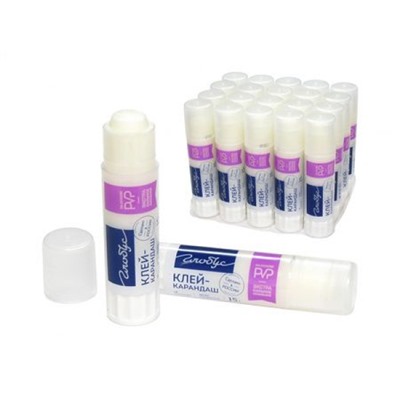 Клей-карандаш 15 гр PVP 1012 "Стандарт" Глобус