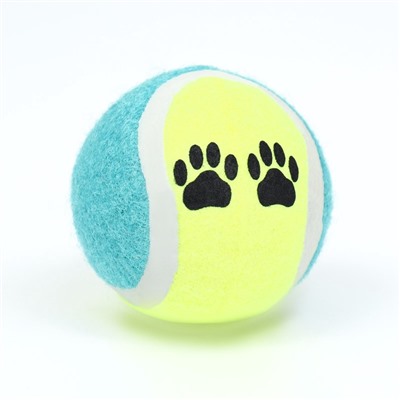 Мячик войлочный «Лапки», 6.5 см, цвет МИКС