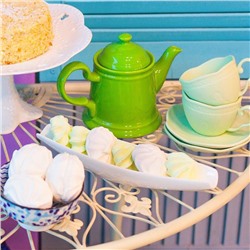 Блюдо для подачи Wilmax, 25.5×7.5 см, фарфор, цвет белый