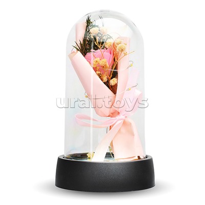 Светильник "Букетик" в коробке (розовый)