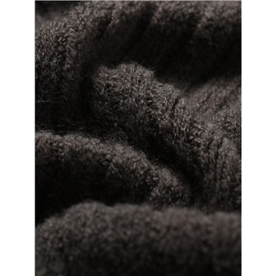 Плед с бахромой «Этель» Stee, 130×170 см, акрил 100%, серый