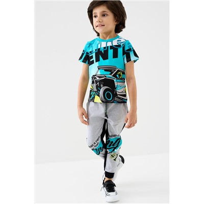 Фуфайка трикотажная для мальчиков (футболка) PLAYTODAY, 1243123