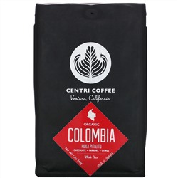 Cafe Altura, Organic Centri Coffee, Colombia, Whole Bean, Chocolate + Caramel + Citrus, 12 oz (340 g)