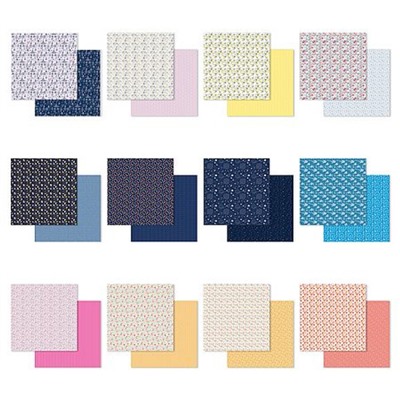 Бумага упаковочная  70х100 см DWP-07 двухсторонняя 01 ассорти (отгрузка кратно 25) Stilerra