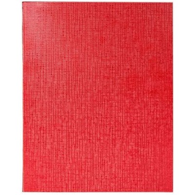 Тетрадь  96л клетка "Бумвинил METALLIC Красная" (061254) Хатбер