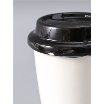 УЦЕНКА Копилка керамика "Коала с кофе" 10,2х12,8х14,2 см