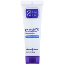 Clean & Clear, Persa-Gel 10, максимальная сила, 1 унц. (28 г)