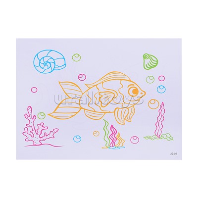 Доска для рисования "Единорог 3D" в коробке