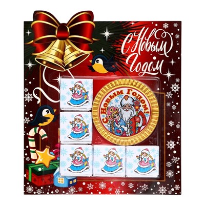 Новогодний шоколадный набор, 55 г