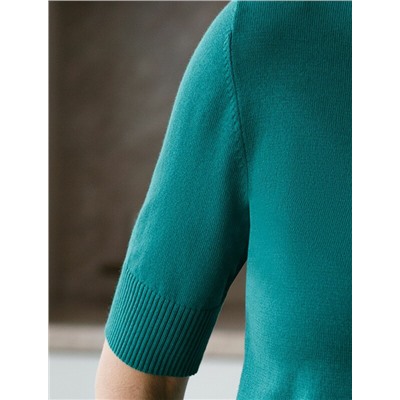 Джемпер тонкой вязки из хлопка с нейлоном