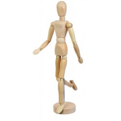 Манекен человека 30 см, женский DK16204 Невская палитра