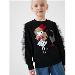 Толстовка трикотажная для девочек