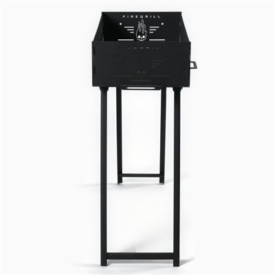 Мангал с ножками FIREGRILL, 74.7×37.5×72.3 см, 2 мм, длина жаровни 65 см