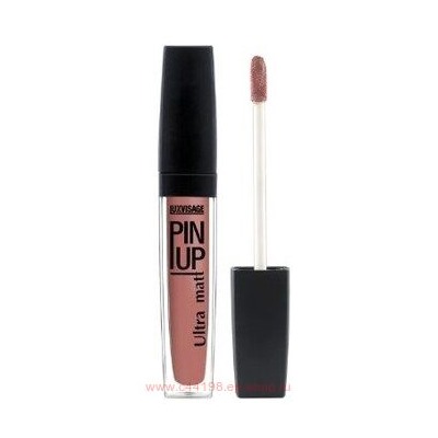 LUXVISAGE Блеск для губ Pin Up Ultra Matt тон 09 Iced Coffee 5 мл