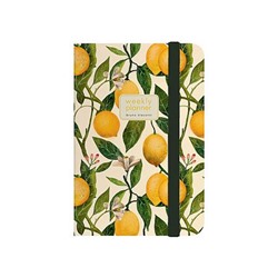 Еженедельник недатированный А5 144 стр. на резинке "ФЛОРА/FLORA.РАЙСКИЕ ЛИМОНЫ/PARADISE.Lemons" 3-821/03 Bruno Visconti