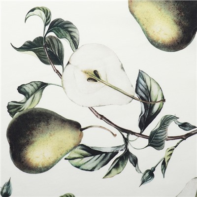 Кухонный набор «Этель. Груши»: полотенце 40×73 см, прихватка 19×19 см, фартук 60×65 см