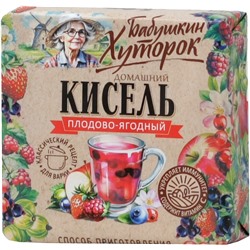 Бабушкин Хуторок. Кисель Плодово-ягодный 180 гр. мягкая упаковка