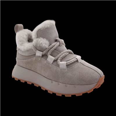 Ботинки на меху ZP-54 серые п/п