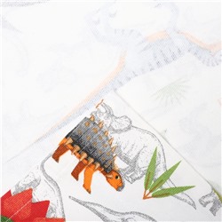 Штора портьерная «Этель. Динозавры», 145×260 см, рогожка