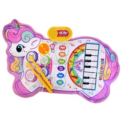 Коврик музыкальный "Сказочный единорог" в коробке