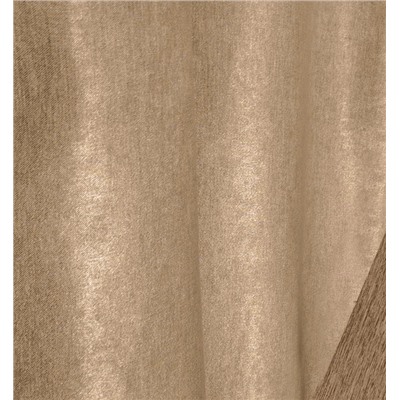 05/03/270, комплект SOFT цвет: коричневый/беж. Размеры: (160(80+80) ширина х 270 высота) х 2, на универсальной шторной ленте.