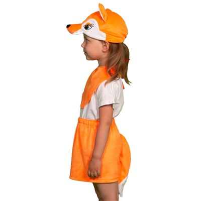 Карнавальный костюм «Лисичка», плюш лайт, рост 92-116 см