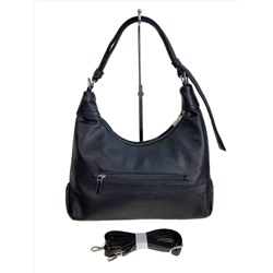 Женская сумка из искусственной кожи и натуральной замши, цвет черный